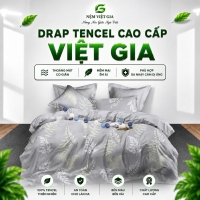 01 Bộ Drap Mền Tencel Lụa Cao Cấp